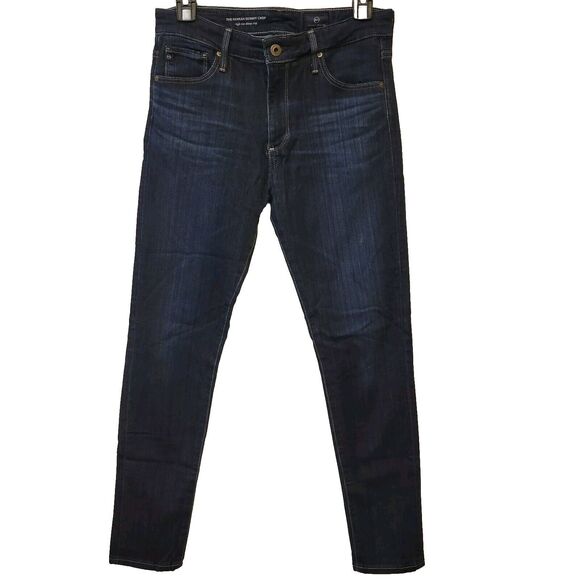 AG The Farrah Skinny Crop High Rise Size 27 Women Denim Jeans - Picture 1 of 11